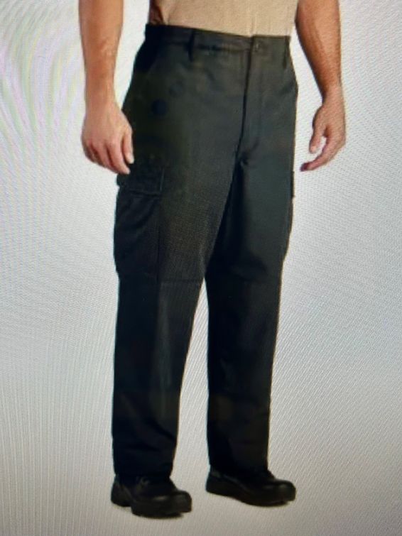 BDU Tactical Rip-stop Pant - BLACK ONLY